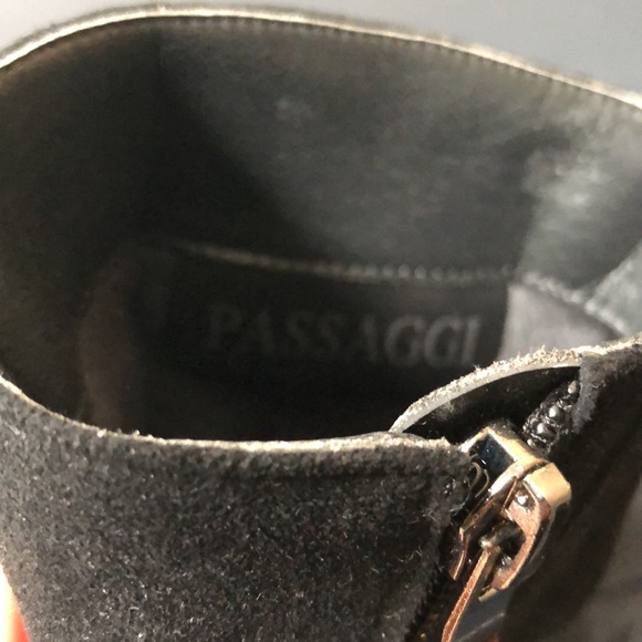 Passaggi Black suede boots - Picture 8 of 9